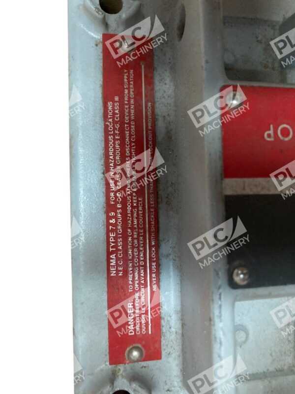 Allen Bradley Nema 7/9 Push Button Enclosure Cover 800H-NP14 /X - Image 3