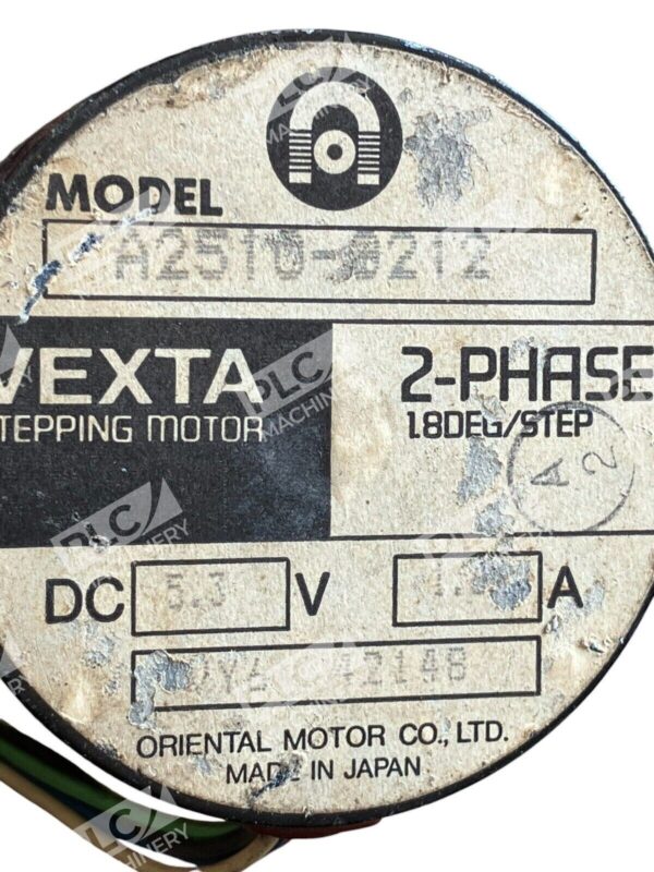 Oriental Motor 2-Phase 1.8Deg/Step 5.3VDC Vexta Stepping Motor A2510-9212 - Image 2