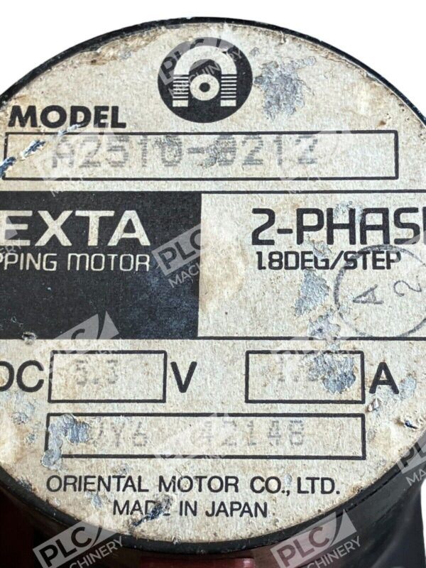 Oriental Motor 2-Phase 1.8Deg/Step 5.3VDC Vexta Stepping Motor A2510-9212 - Image 4