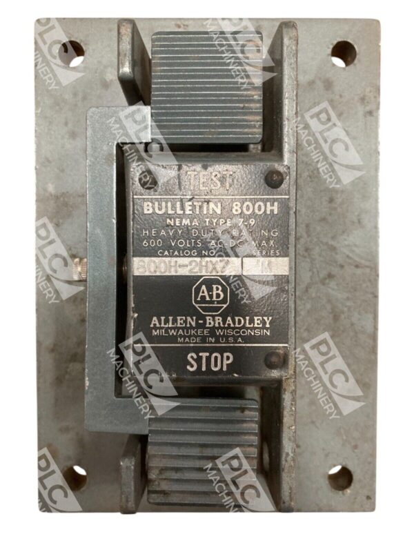 Allen Bradley Nema 7-9 Two Push Button Station 800H-2HX7 /M - Image 2