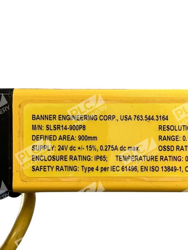 Banner 136745 900mm EZ-Screen Receiver Light Screen SLSR14-900P8 - Image 4
