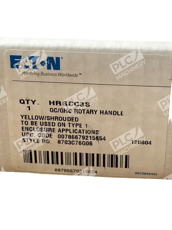 Eaton HRGCC3S GC/GHC Rotary Handle - Image 2