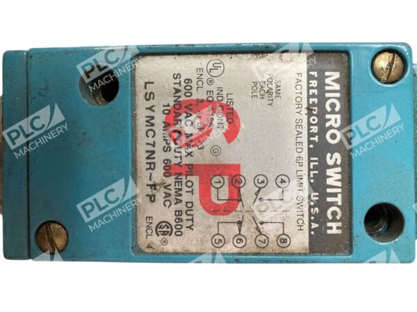 Micro Switch 600VAC 10A 6P Limit Switch LSYMC7NR-FP - Image 2