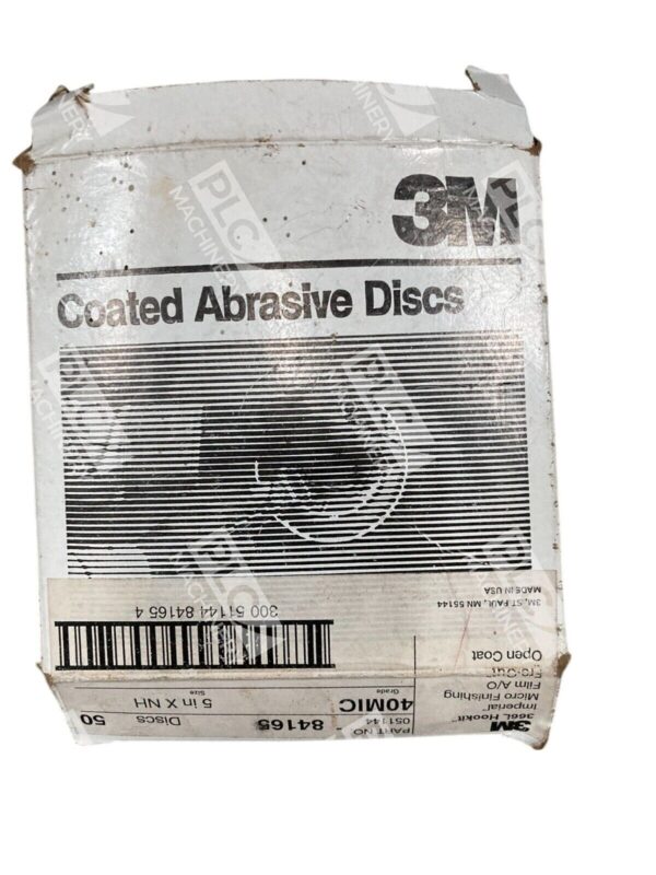 3M 05114 366L 40MIC 5"xNH Coated Abrasive Discs 84165 (Box of 50)
