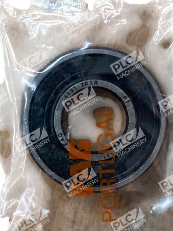 FAG Bearings Single Row Deep Groove Ball Bearing 6001-2RSR - Image 2