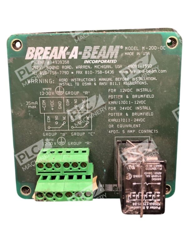 Break-A-Beam 4939358 Relay Actuator M-200-DC - Image 2