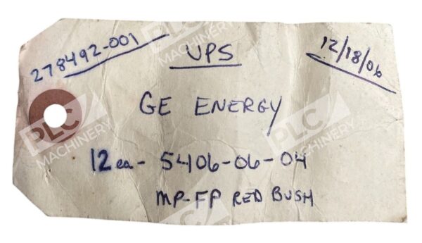 GE Energy 278492-001 MP-FP Red Bush UPS 5406-06-04 (lot of 12) - Image 2