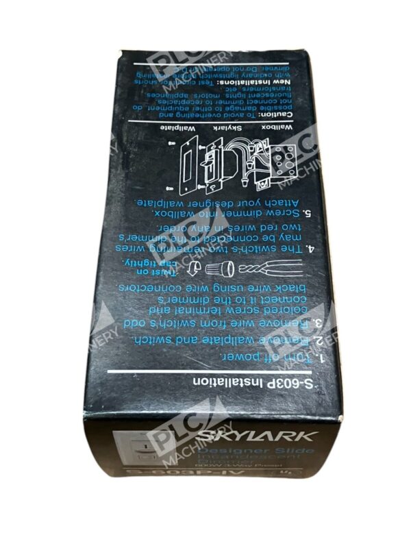 Lutron Skylark 600W 3Way Preset Designer Slide Incandescent Dimmer S-603P-IV - Image 2