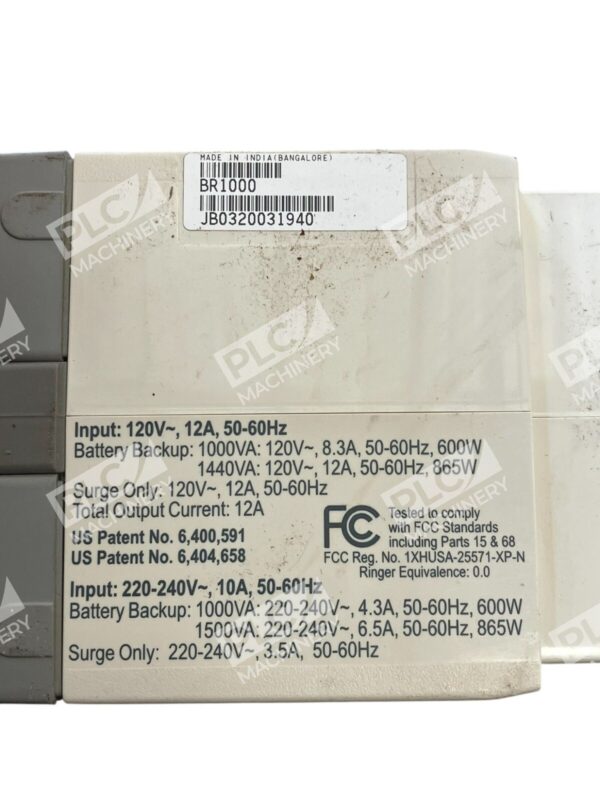 APC Back-UPS RS 1000 Uninterruptible Communications Power Supply BR1000 - Image 4