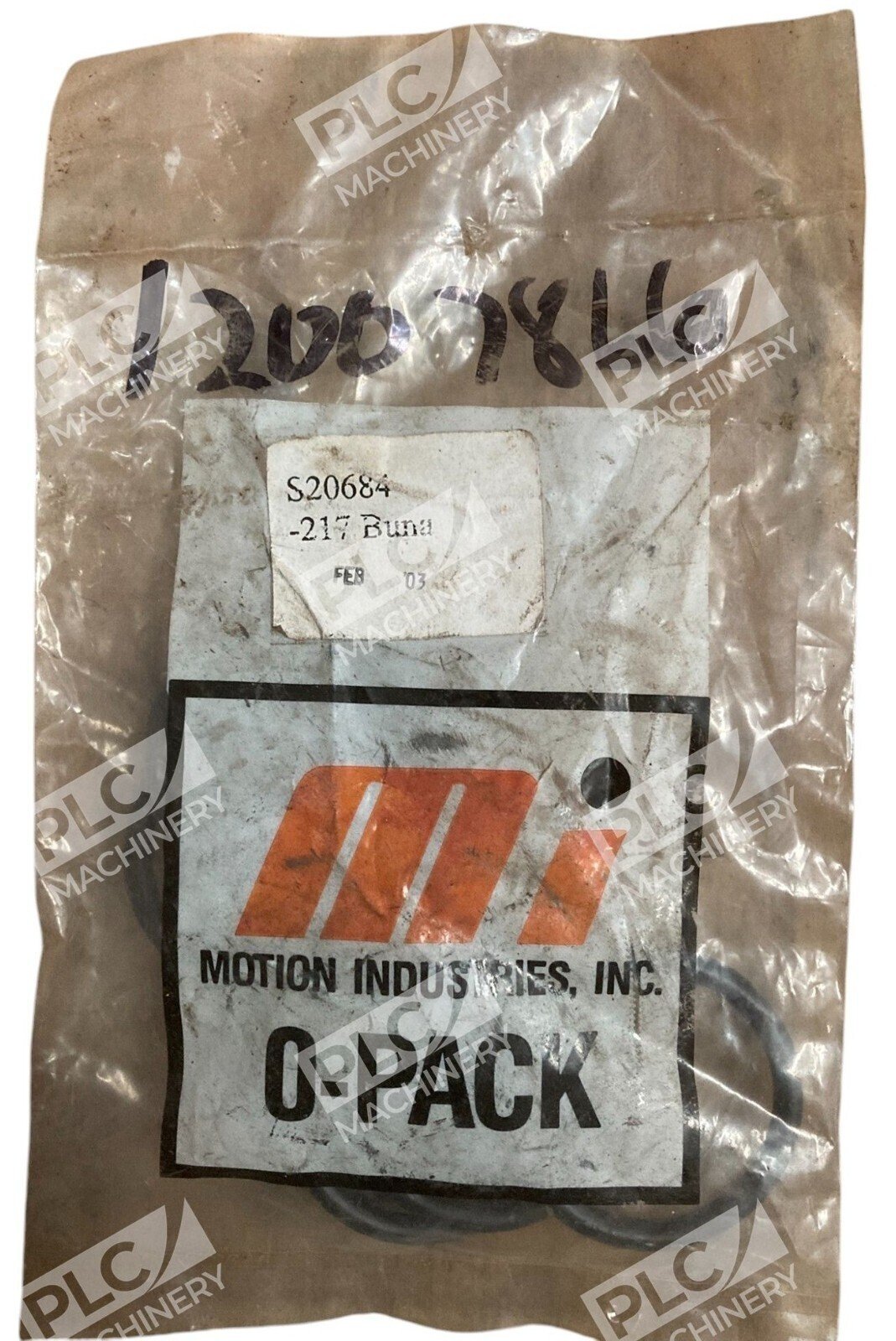 Motion Industries MI Buna O-Pack O-Ring S20684-217 (Bag of 10)