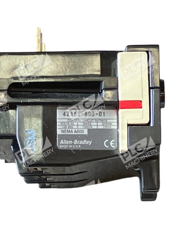 Allen Bradley AB 2x 599-SS02 Selector Switch 2x Overload Relay 42185-800-01 Kit - Image 3
