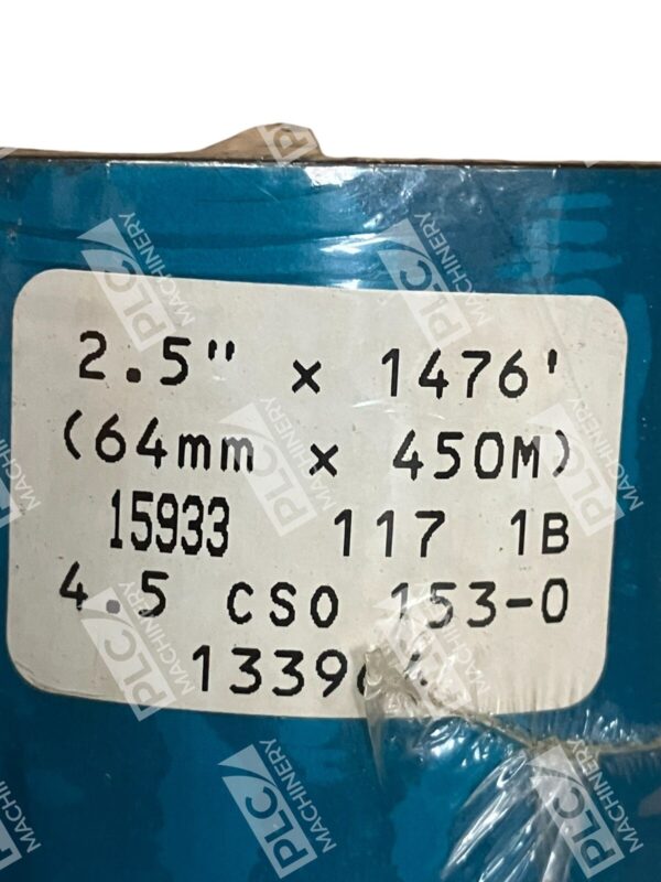 Thermal Transfer Ribbon 2.5"x1479' 64mmx450M 15933 117 1B 4.5 CSO 153-0 133964 - Image 2