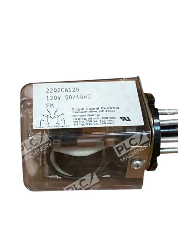 Eagle Signal Controls 120V 50/60Hz FM Relay 22Q2CA120 - Image 5
