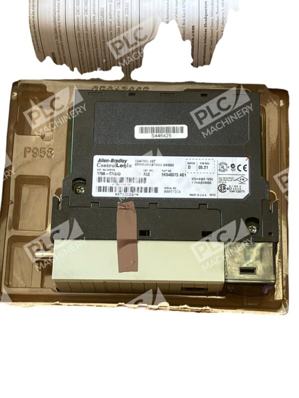 Allen Bradley AB ControlLogix Control Net Communications Bridge 1756-CNB /D