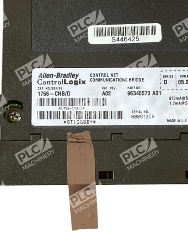 Allen Bradley AB ControlLogix Control Net Communications Bridge 1756-CNB /D - Image 2