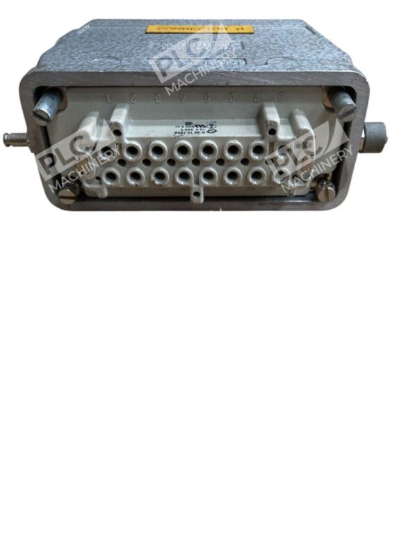 Contact Electronics H-BE10.1950 16A 380V Connector W/ Receptacle Housing H-B16T - Image 3