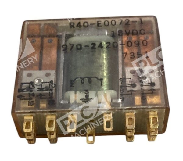 Potter & Brumfield TE 18VDC 7351 970-2420-090 1 Plug-In Terminal R40-E0072-1 - Image 2