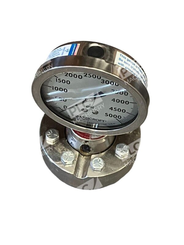 Ashcroft 0-5000PSI Pressure Gauge Q-8962 w/ Type 100 Mounting