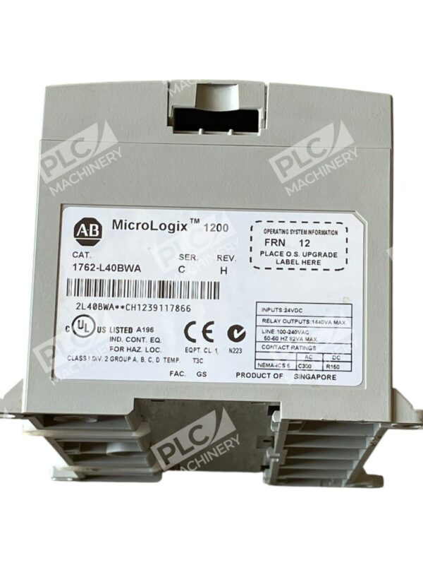 Allen Bradley AB MicroLogix 1200 Controller 1762-L40BWA /C - Image 2