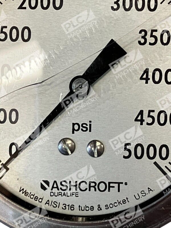 Ashcroft 0-5000PSI Pressure Gauge Q-8962 w/ Type 100 Mounting - Image 5
