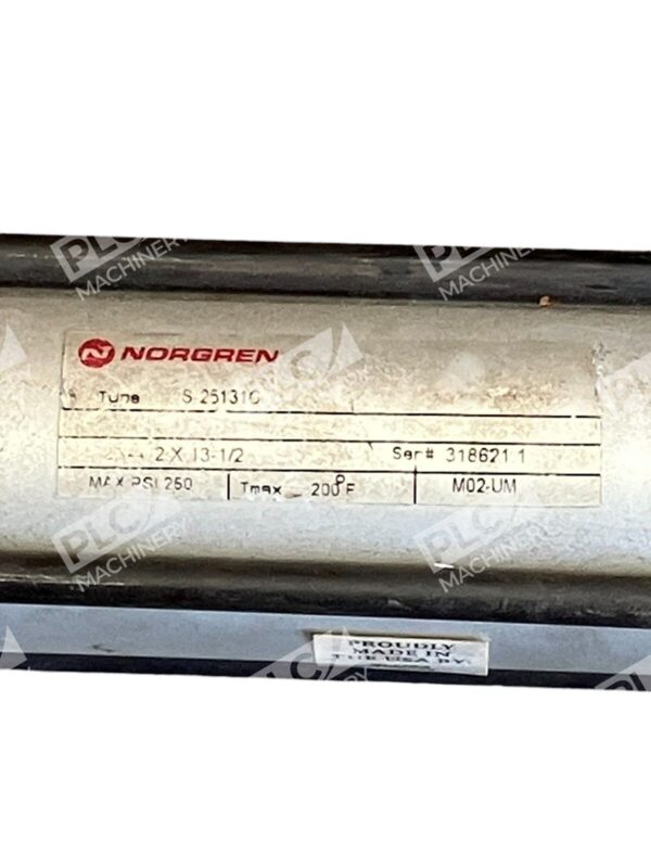 Norgren M02-UM 250PSI 2X2X13-1/2 Pneumatic Cylinder S25131G - Image 2