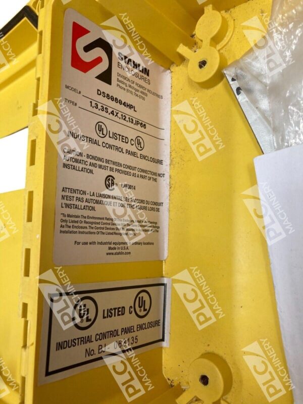 Stahlin Enclosures Yellow DiamondShield Enclosure DS80804HPL - Image 3