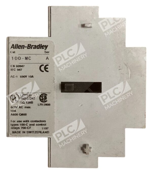 Allen Bradley AB A02 690V 10A Contact Interlock 100-MC /A