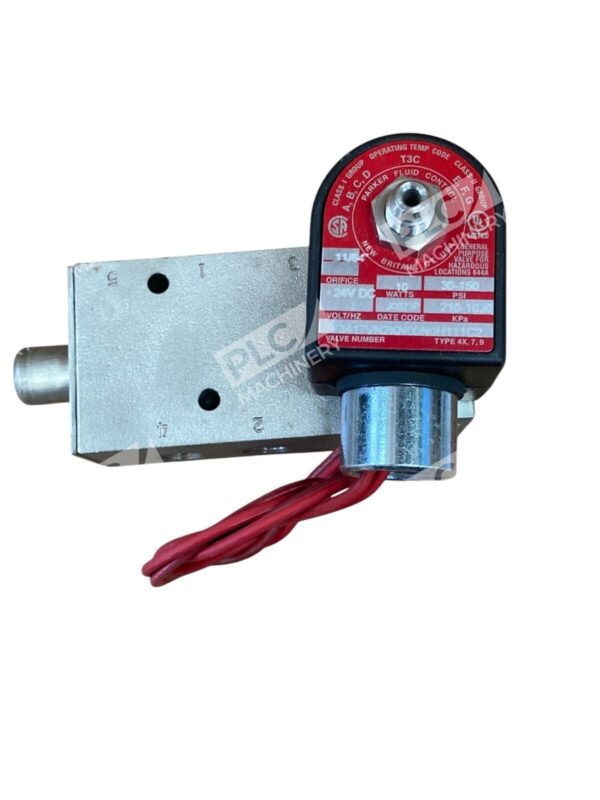 Parker Fluid Control 24VDC 4-Way Solenoid Valve 73417VN2KN00N0H111C2 - Image 4