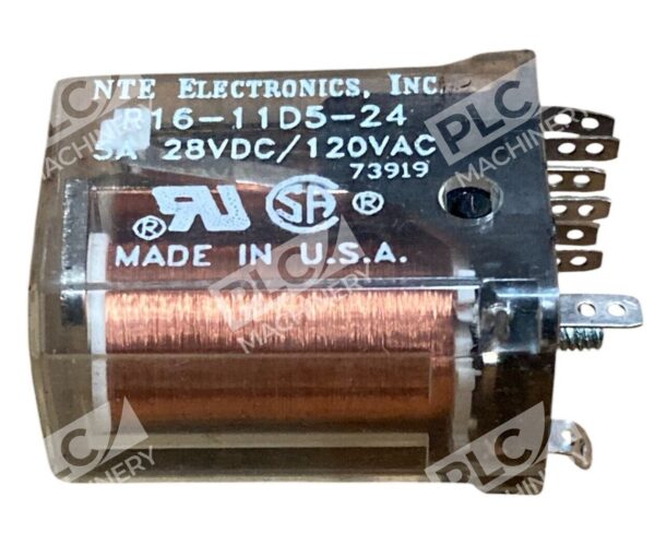 NTE Electronics 5A 28VDC 120VAC 73919 Plug In Relay R16-11D5-24 - Image 2