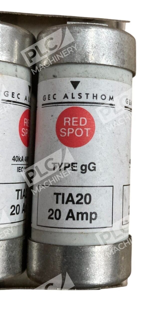GEC Alsthom Type gG 20A Red Spot Fuse TIA20 (lot of 5) - Image 2