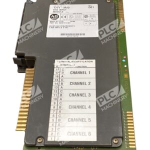 Allen-Bradley 1771-IR/D RTD Input Module 6-Channels Rev D01 AB PLC A-B