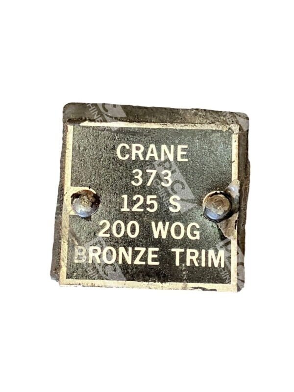 Crane 373 125 S 200 WOG Bronze Trim 01K36 - Image 3