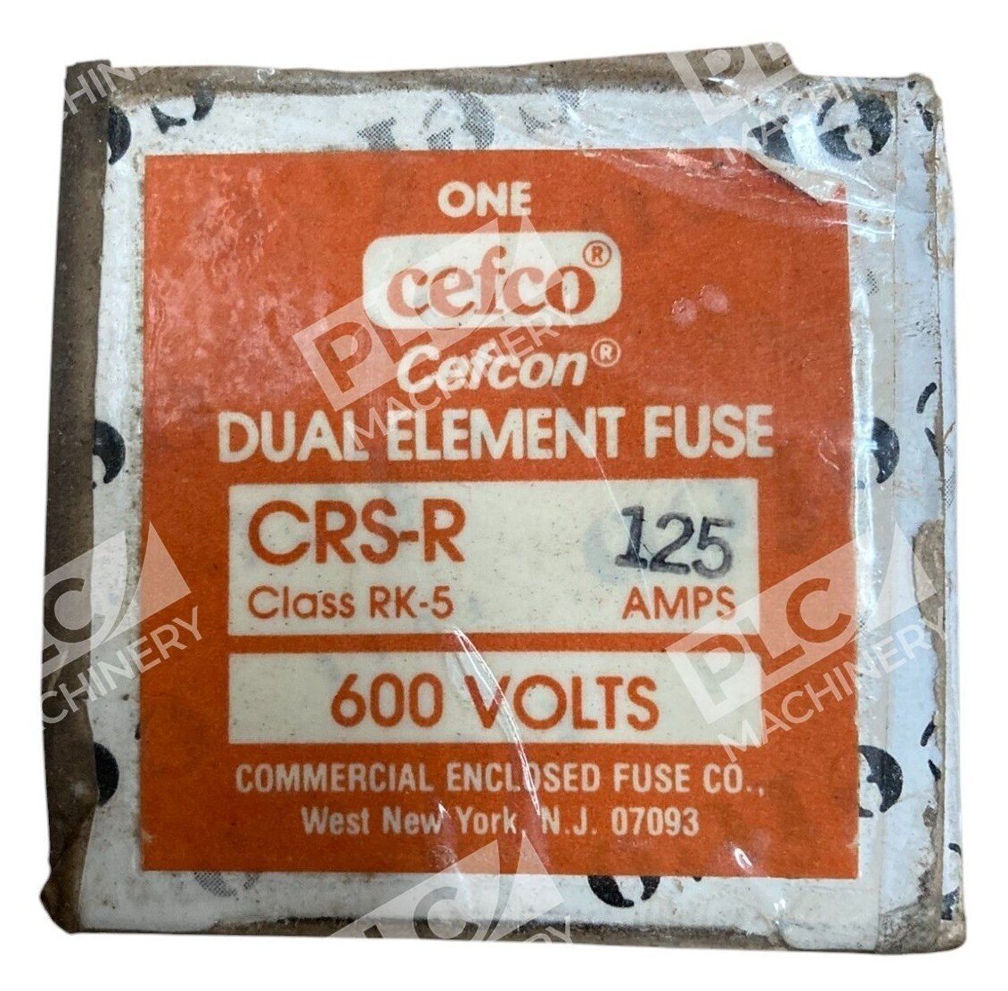 Cefco 600V 125A Cefcon Dual Element Fuse CRS-R-125