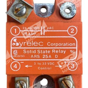 Syrelec Corporation 3-32VDC 24-330VAC Solid State Relay ARS 25A D