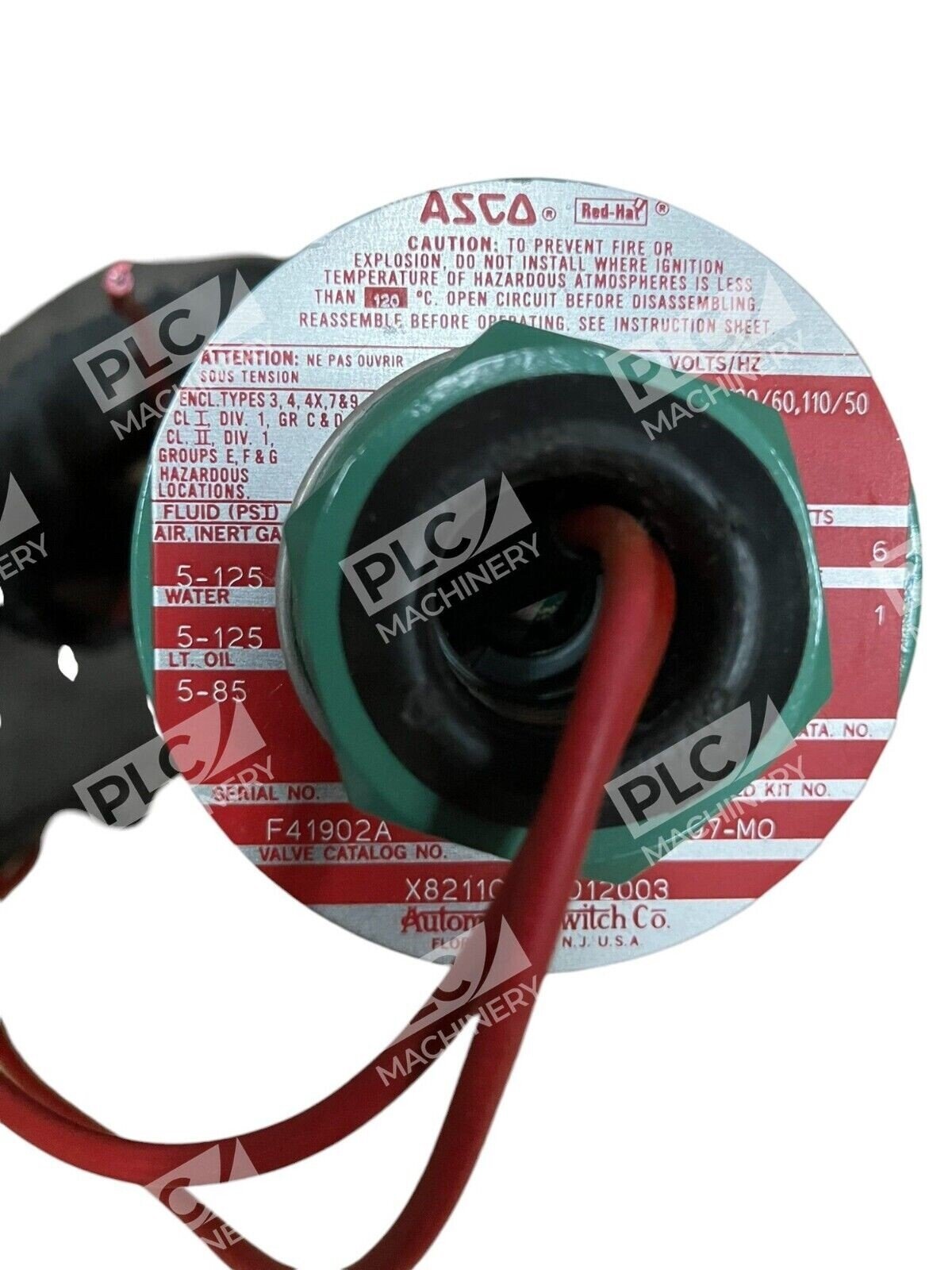 ASCO Automatic Switch Co Red-Hat Valve X8211C89MO12003 - Image 3