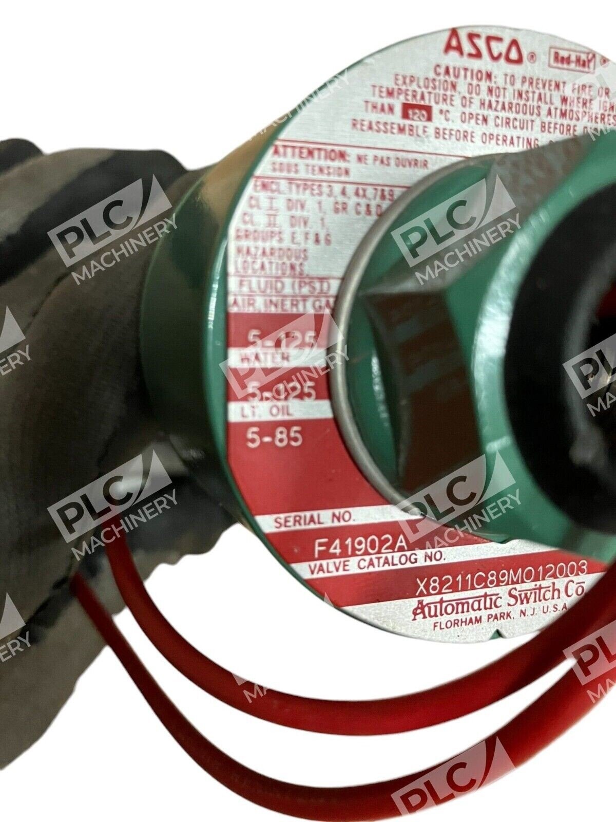 ASCO Automatic Switch Co Red-Hat Valve X8211C89MO12003 - Image 5