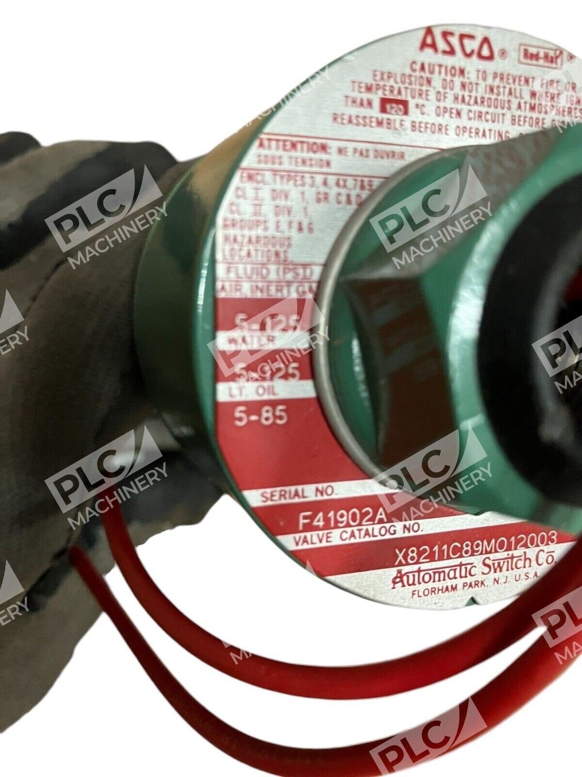 ASCO Automatic Switch Co Red-Hat Valve X8211C89MO12003 - Image 6