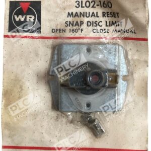 White Rodgers WR Open 160F Close Manual Manual Reset Snap Disc Limit 3L02-160
