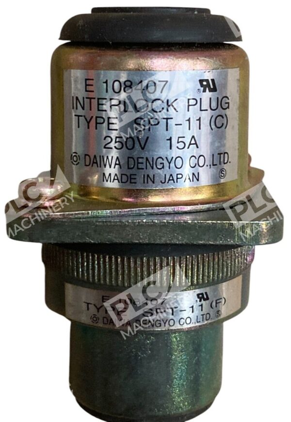 Daiwa Dengyo E108407 250V 15A Interlock Plug SPT-11