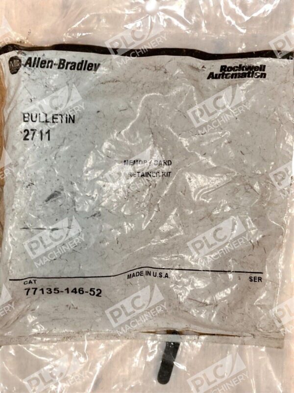 Allen Bradley Bulletin 2711 Retainer Kit Memory Card 77135-146-52 - Image 2