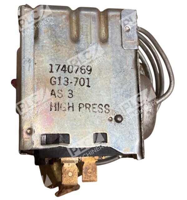 Ranco 1740769 AS 3 Type G13 345VA Pilot Duty @ 230VAC Push Switch G13-701