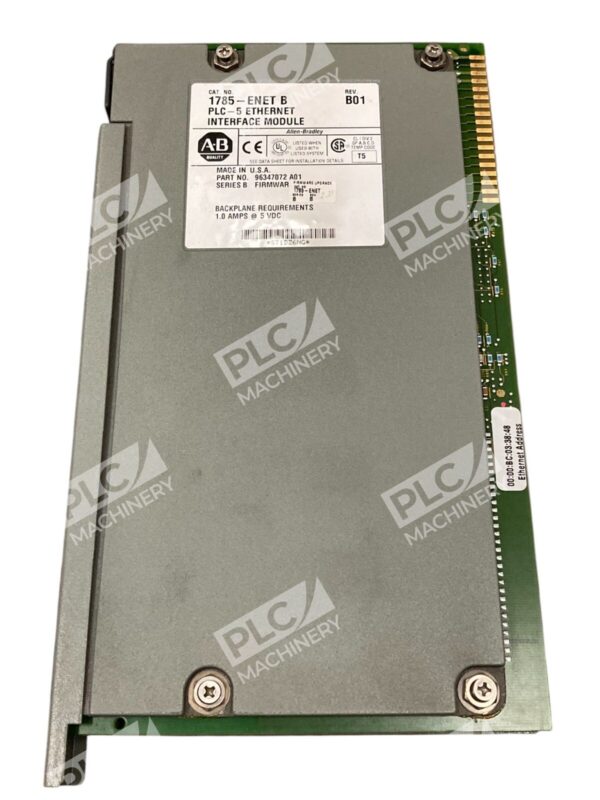 Allen-Bradley 1785-ENET B PLC-5 Ethernet Interface Module Series B Rev B01 - Image 6