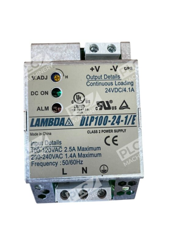 Lambda 831-0016 24VDC/4.1A Class 2 Power Supply DLP100-24-1/E - Image 4