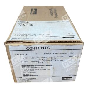 Parker Handwheel 206688 W/ Hand Valve 107128