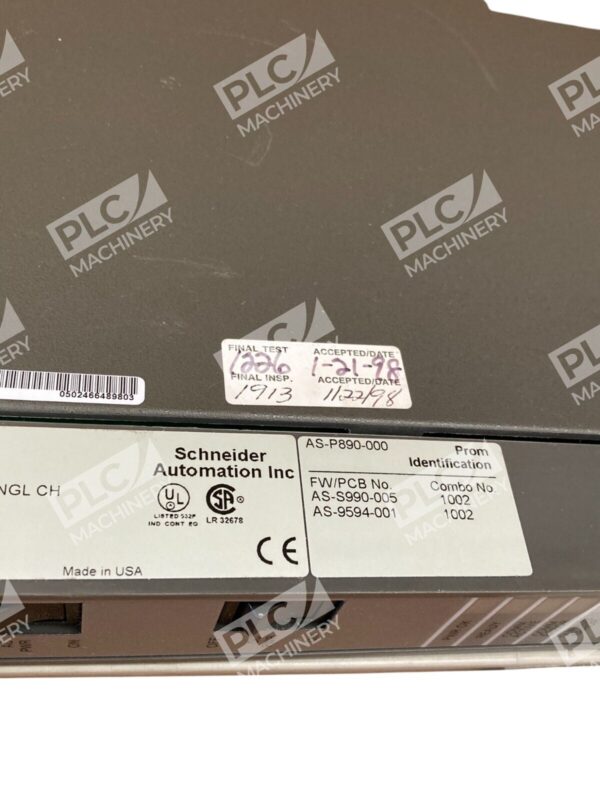 Modicon AEG Schneider S908 RIO INTF/PS SNGL CH AS-P890-000 - Image 8