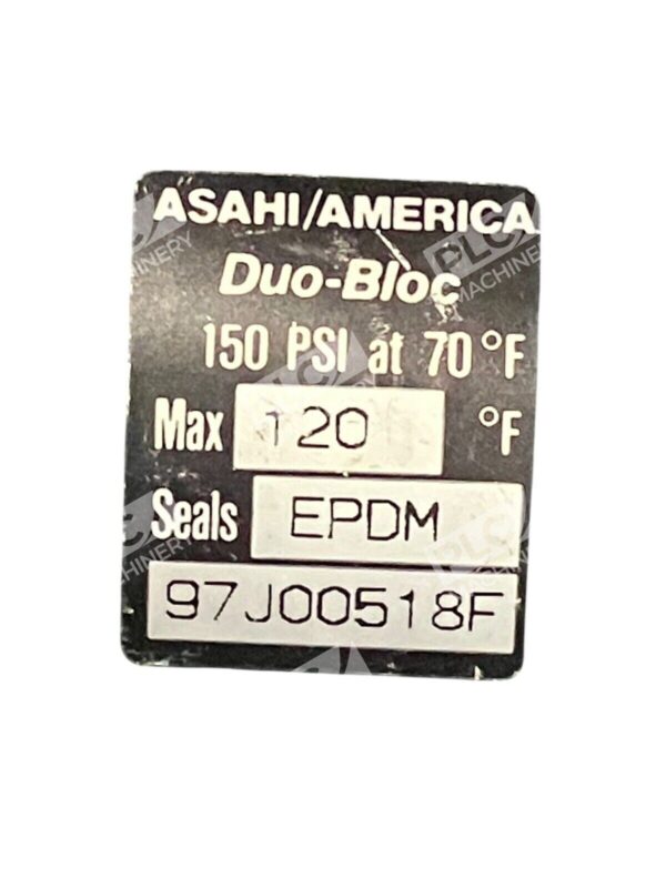 Asashi EPDM 120F 150PSI Duo-Bloc 97J00518F - Image 2