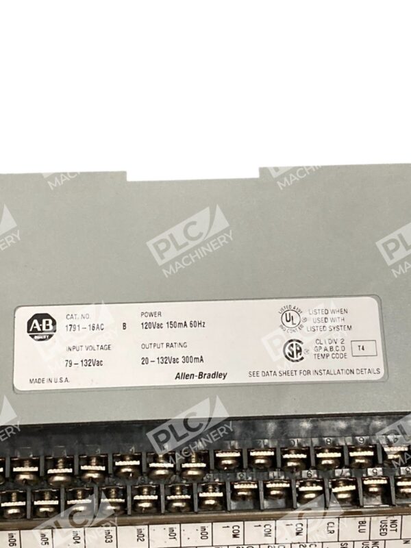 Allen-Bradley 1791-16AC Power Supply 79-132VAC Input 20-132VAC 300mA Output - Image 2