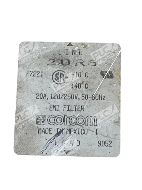 Corcom 20A 120/250V 50-60Hz EMI Filter 20R6 - Image 2