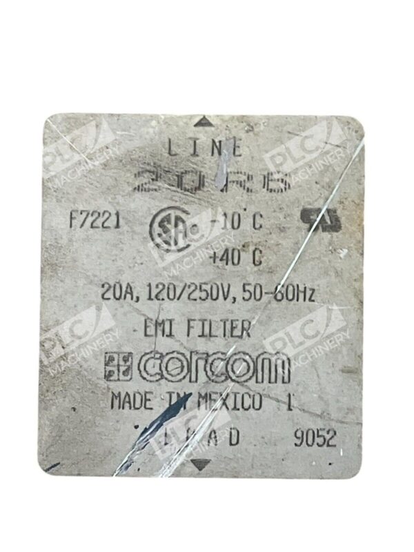 Corcom 20A 120/250V 50-60Hz EMI Filter 20R6 - Image 3