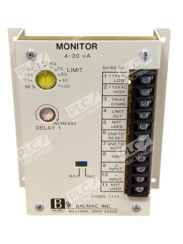 Balmac Vibration Monitor Model 1111